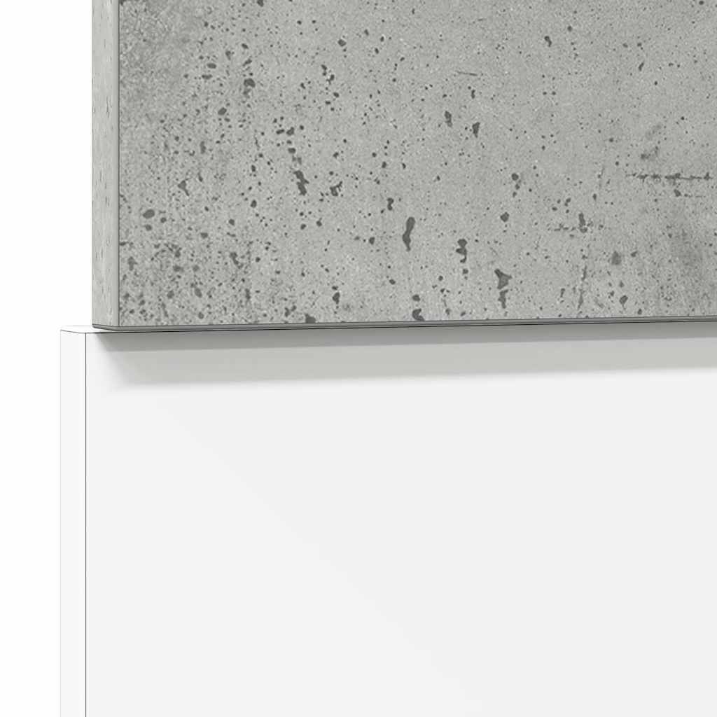 Pannello Lavastoviglie “Lyon” Grigio Cemento 45x3x67 cm