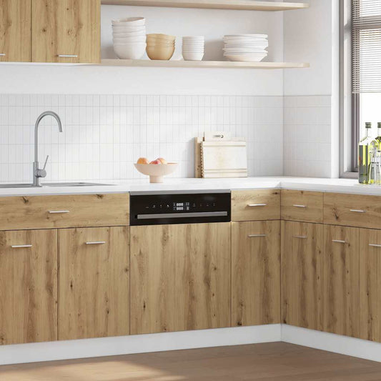 Pannello Lavastoviglie “Lyon” Rovere Artigianale 45x3x67 cm | homemem39