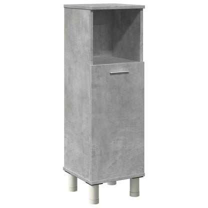 Mobile da Bagno Grigio Cemento 30x30x95 cm in Legno Multistrato | homemem39