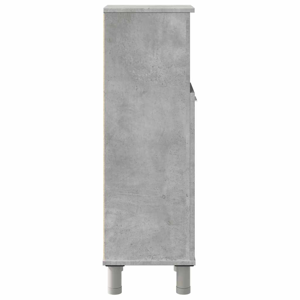 Mobile da Bagno Grigio Cemento 30x30x95 cm in Legno Multistrato | homemem39