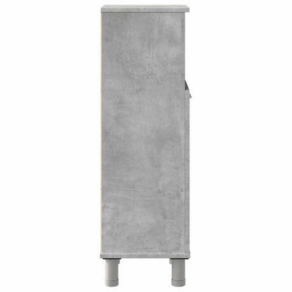 Mobile da Bagno Grigio Cemento 30x30x95 cm in Legno Multistrato | homemem39