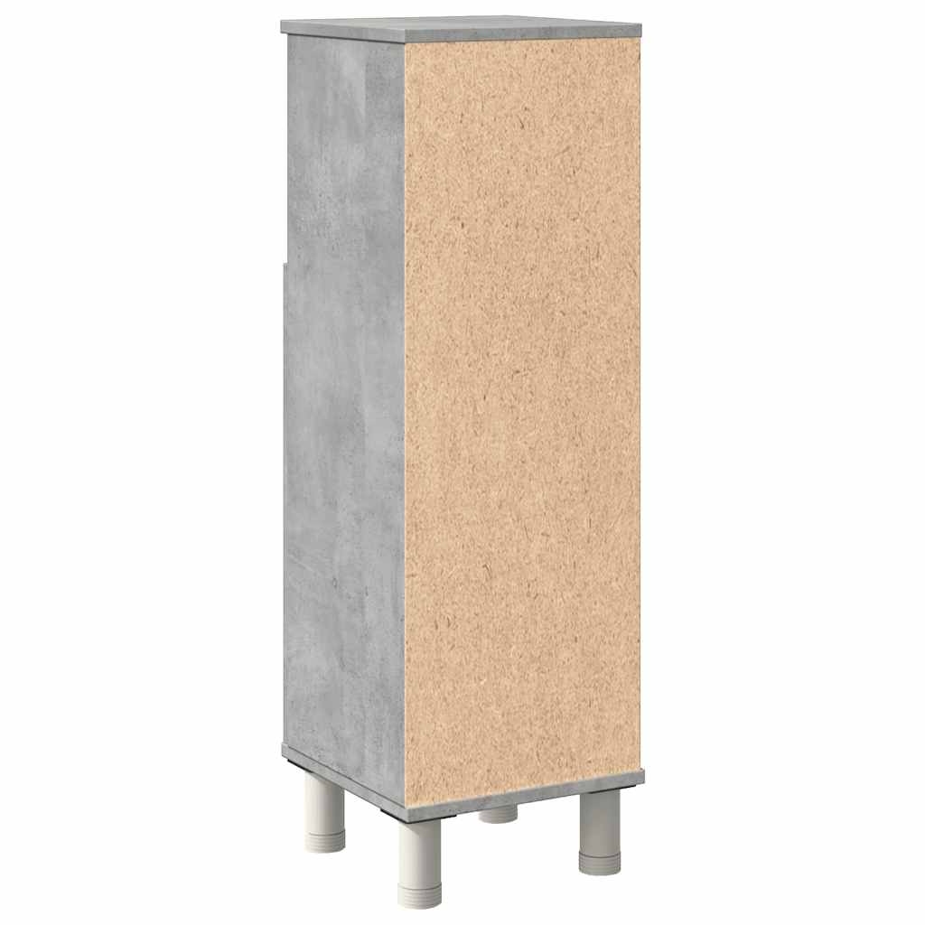 Mobile da Bagno Grigio Cemento 30x30x95 cm in Legno Multistrato | homemem39