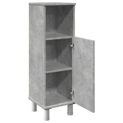 Mobile da Bagno Grigio Cemento 30x30x95 cm in Legno Multistrato | homemem39
