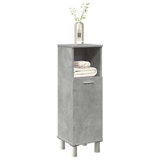 Mobile da Bagno Grigio Cemento 30x30x95 cm in Legno Multistrato | homemem39