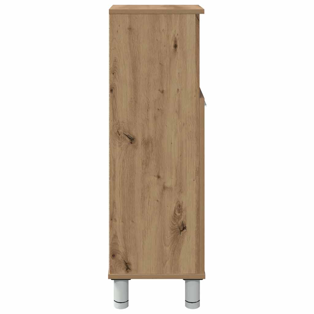 Armadietto Bagno Artigianale 30x30x95 cm in Legno Multistrato | homemem39