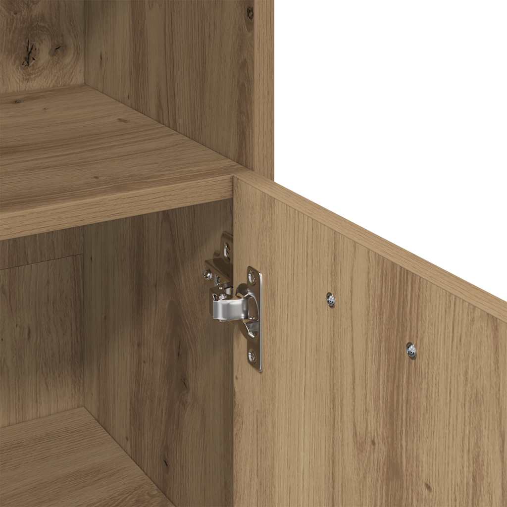 Armadietto Bagno Artigianale 30x30x95 cm in Legno Multistrato | homemem39