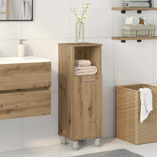 Armadietto Bagno Artigianale 30x30x95 cm in Legno Multistrato | homemem39