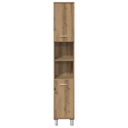 Mobiletto da Bagno Rovere Artigianale Legno Multistrato