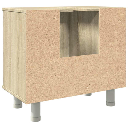 Mobile da Bagno Rovere Sonoma 60x32x53,5cm in Legno Multistrato | homemem39