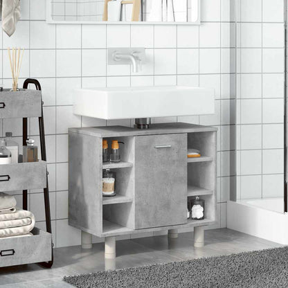 Mobile da Bagno Grigio Cemento 60x32x53,5 cm Legno Multistrato | homemem39