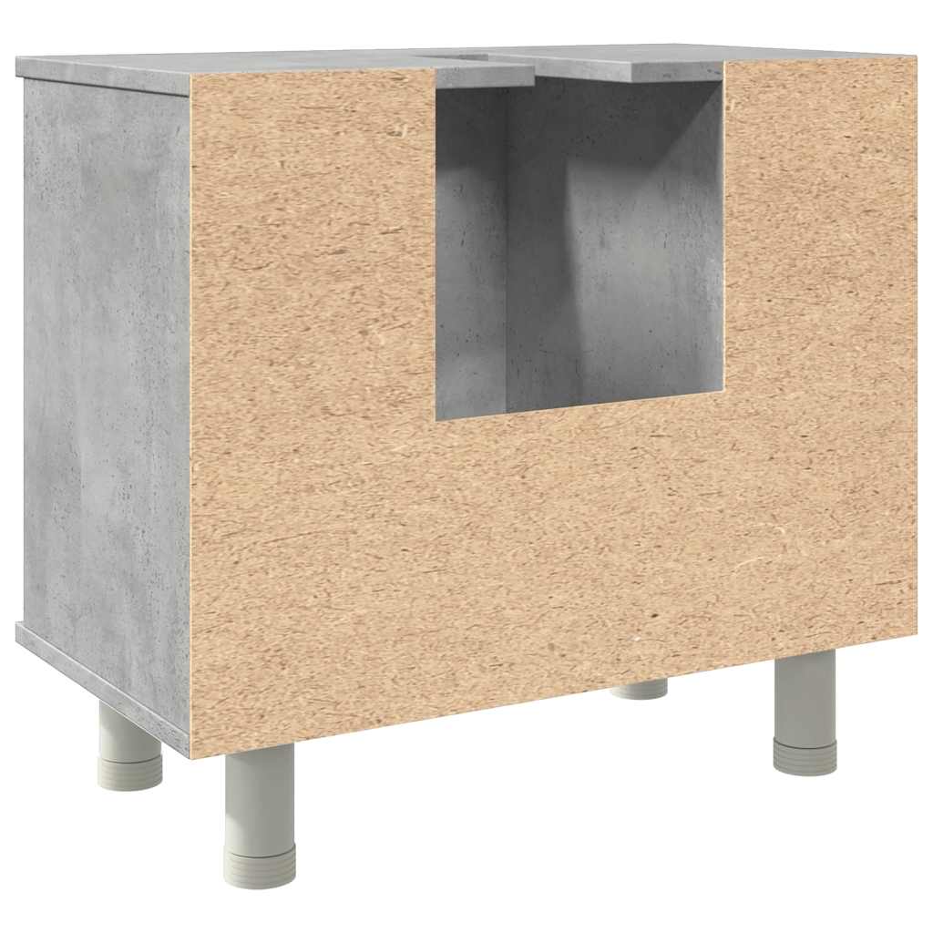 Mobile da Bagno Grigio Cemento 60x32x53,5 cm Legno Multistrato | homemem39
