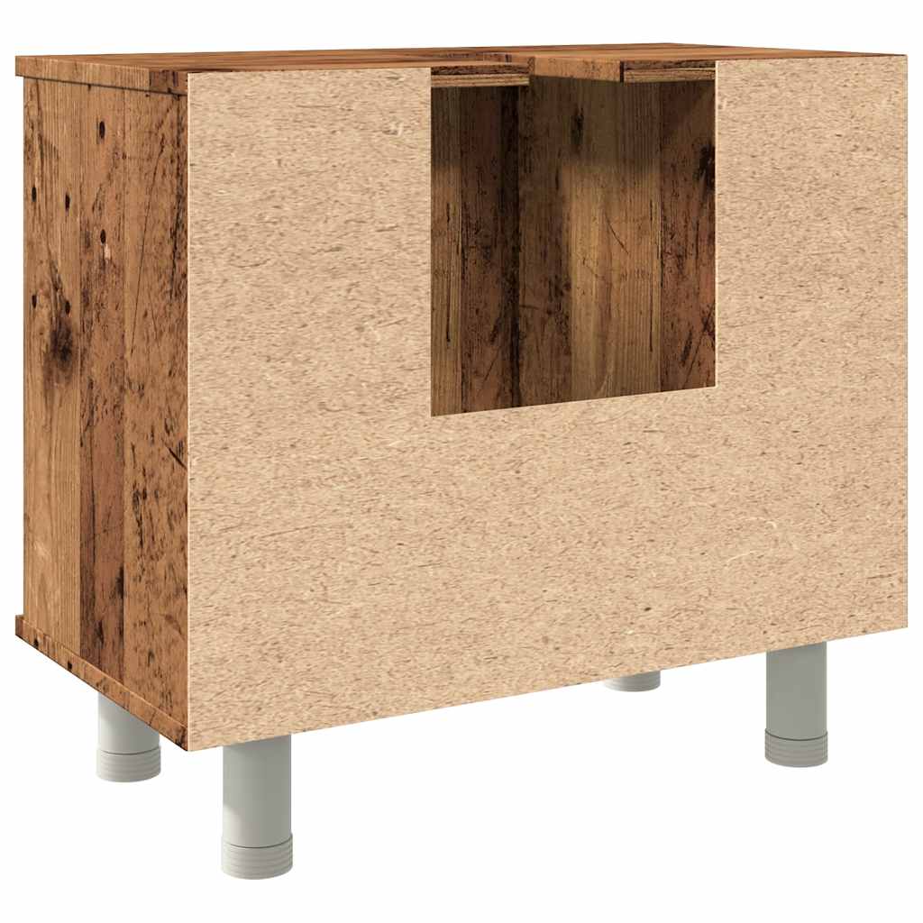 Mobile da Bagno Legno Antico 60x32x53,5 cm in Legno Multistrato | homemem39
