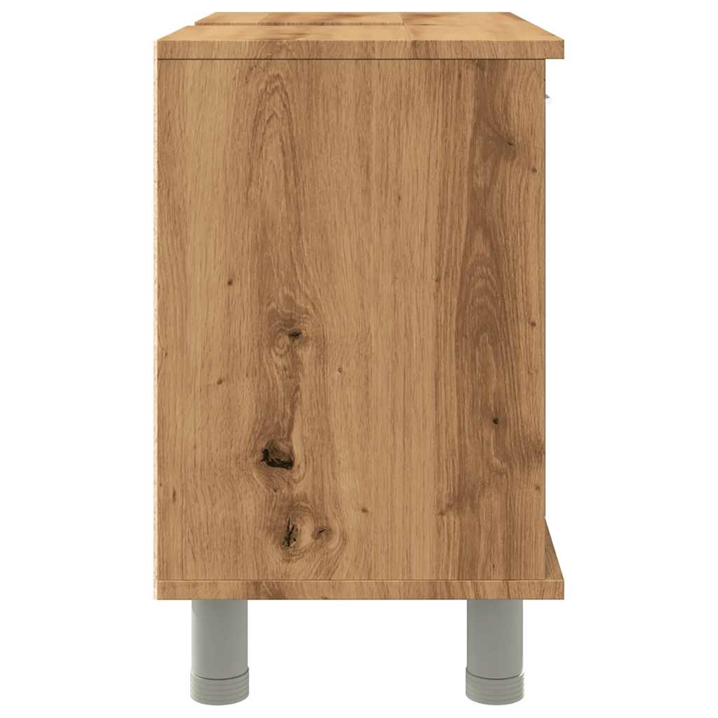 Armadietto Bagno Artigianale 60x32x53,5 cm Legno Multistrato | homemem39