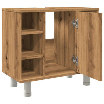 Armadietto Bagno Artigianale 60x32x53,5 cm Legno Multistrato | homemem39