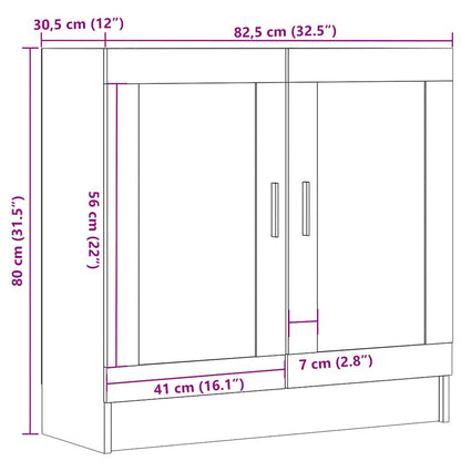 Libreria Rovere Artigianale 82,5x30,5x80 cm Legno Multistrato