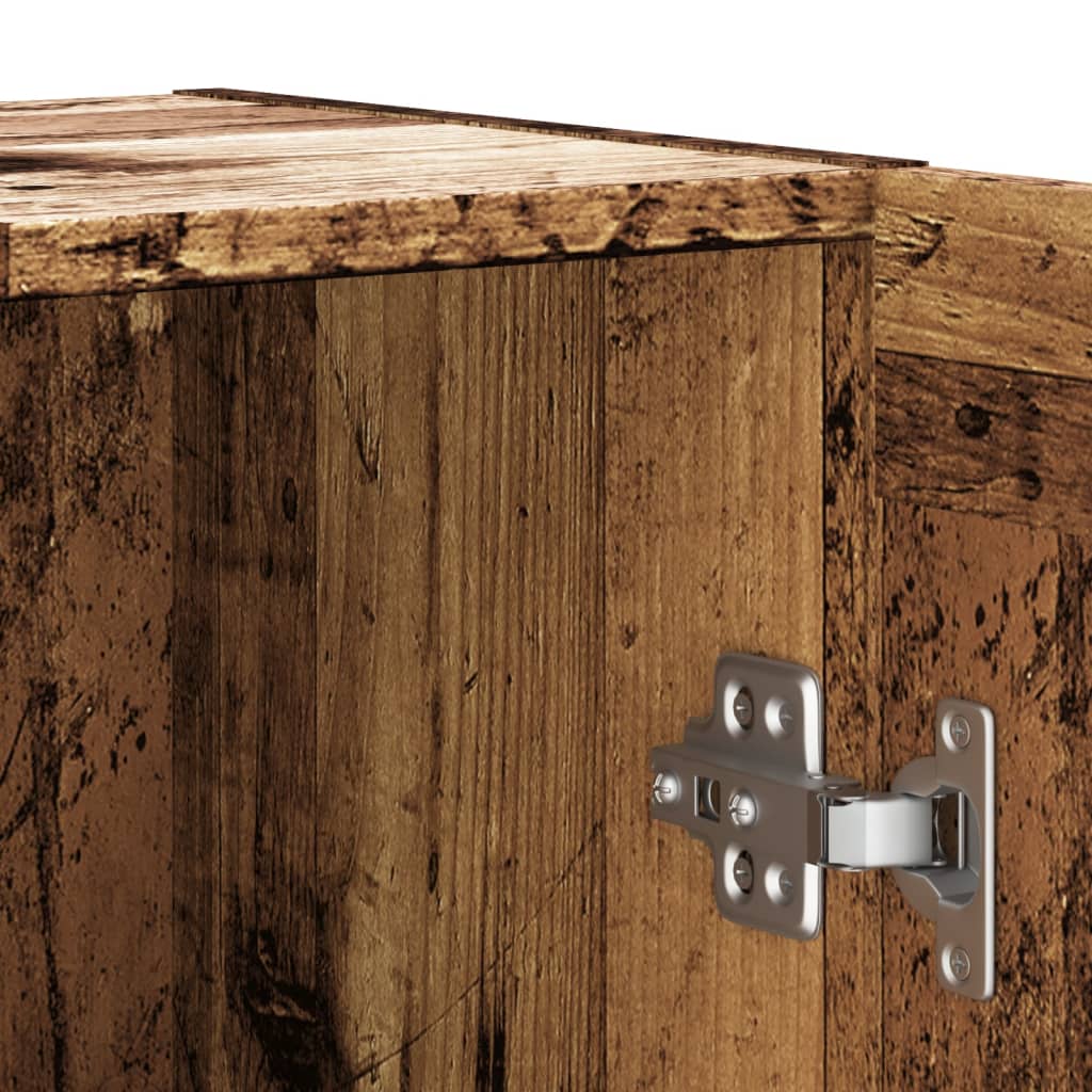 Credenza Legno Antico 120x30,5x70 cm in Truciolato - homemem39