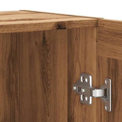 Credenza Rovere Artigianale 120x30,5x70 cm in Truciolato - homemem39