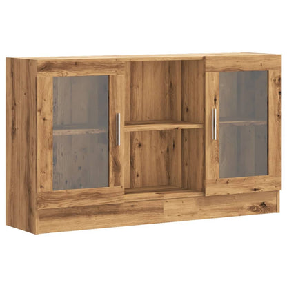 Credenza Rovere Artigianale 120x30,5x70 cm in Truciolato - homemem39