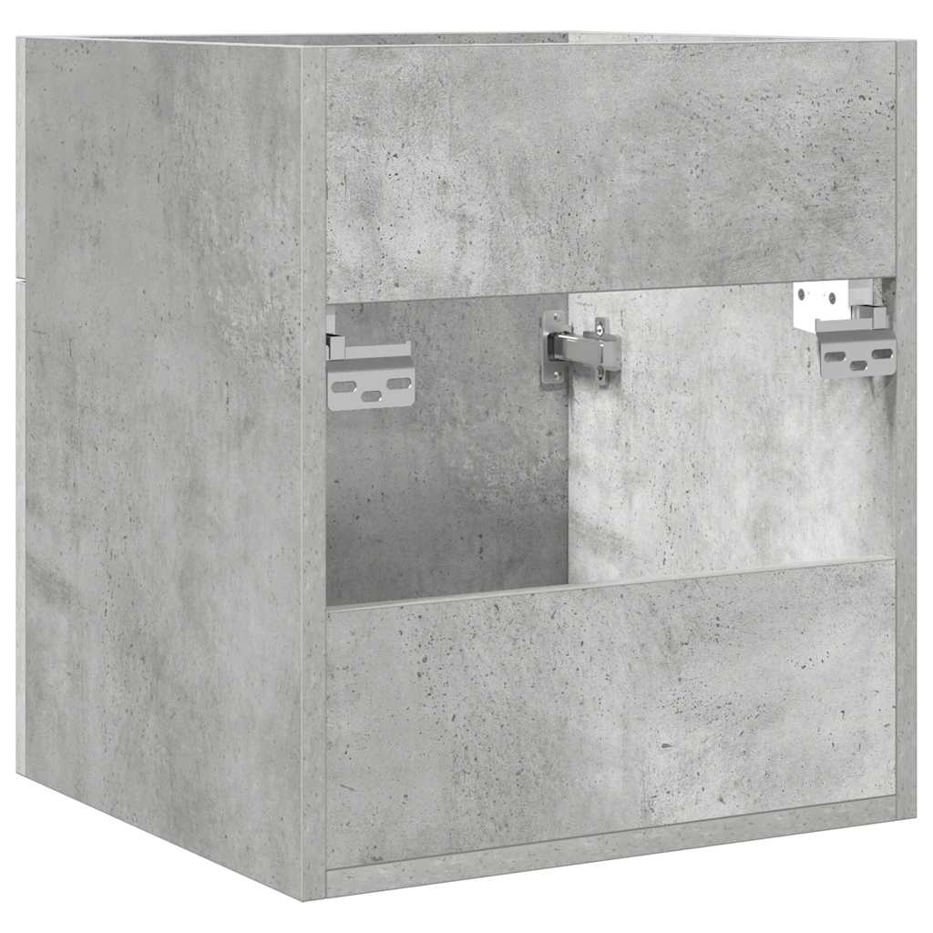 Mobile Lavabo Bagno Grigio Cemento 41x38,5x46 cm in Truciolato | homemem39