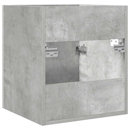 Mobile Lavabo Bagno Grigio Cemento 41x38,5x46 cm in Truciolato | homemem39
