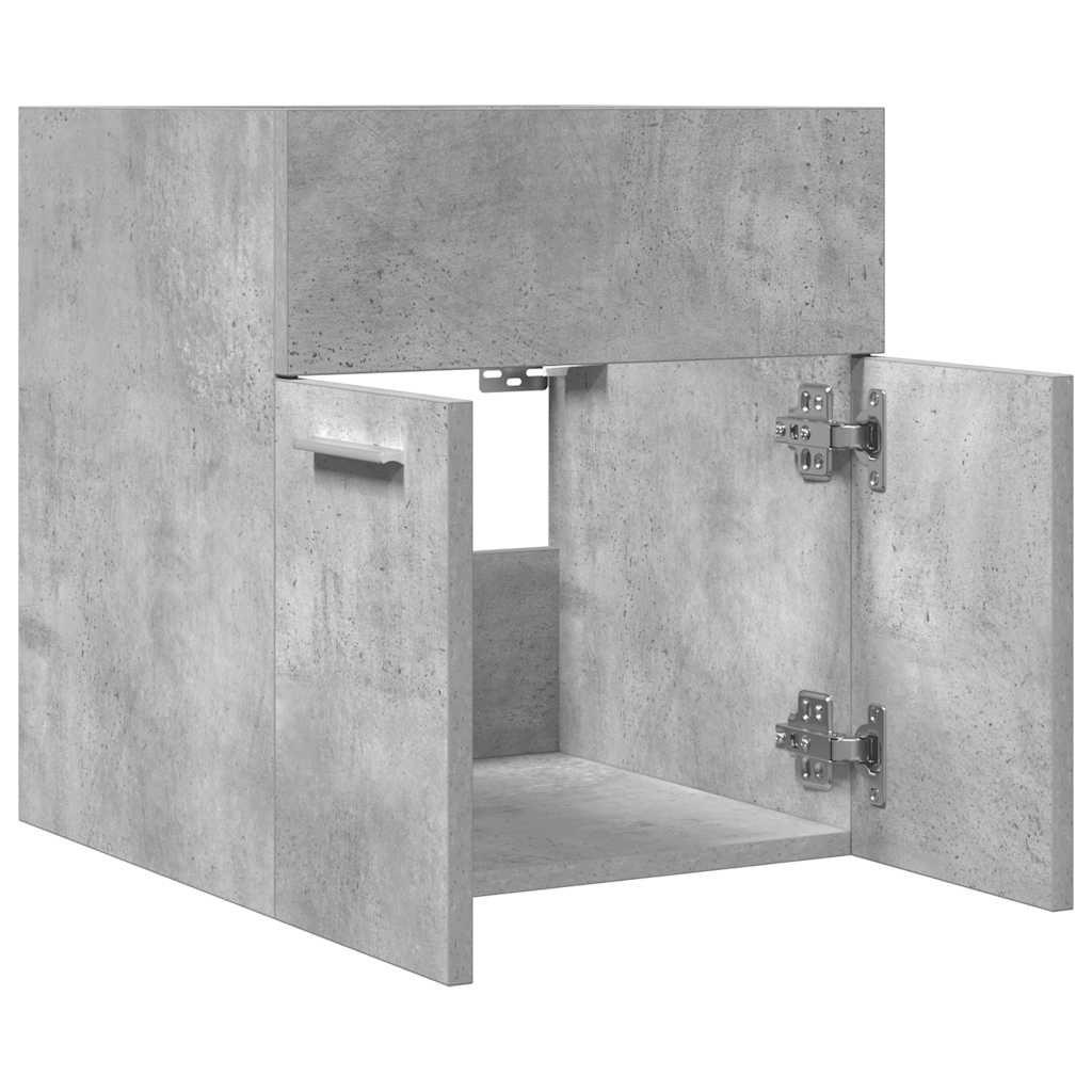 Mobile Lavabo Bagno Grigio Cemento 41x38,5x46 cm in Truciolato | homemem39