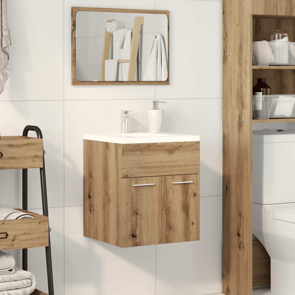 Mobile Lavabo Bagno Artigianale 41x38,5x46 cm in Truciolato | homemem39