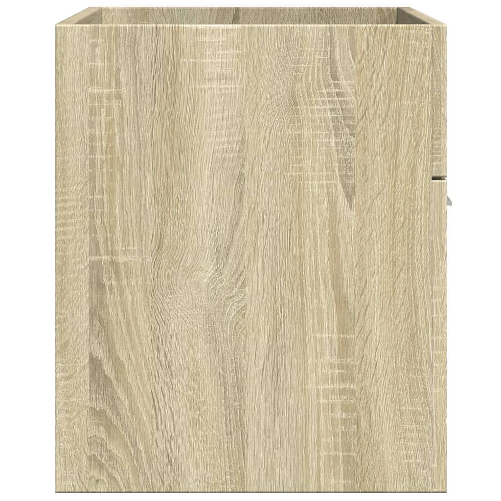 Mobile Sottolavabo Rovere Sonoma 80x38,5x46cm Legno Multistrato