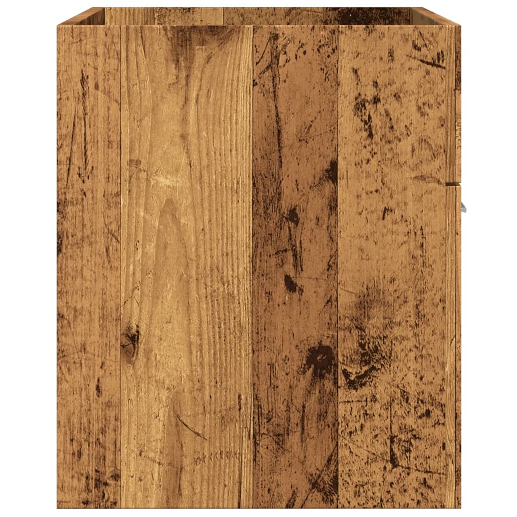 Mobile Lavabo Bagno Legno Antico 90x38,5x46 cm Multistrato | homemem39
