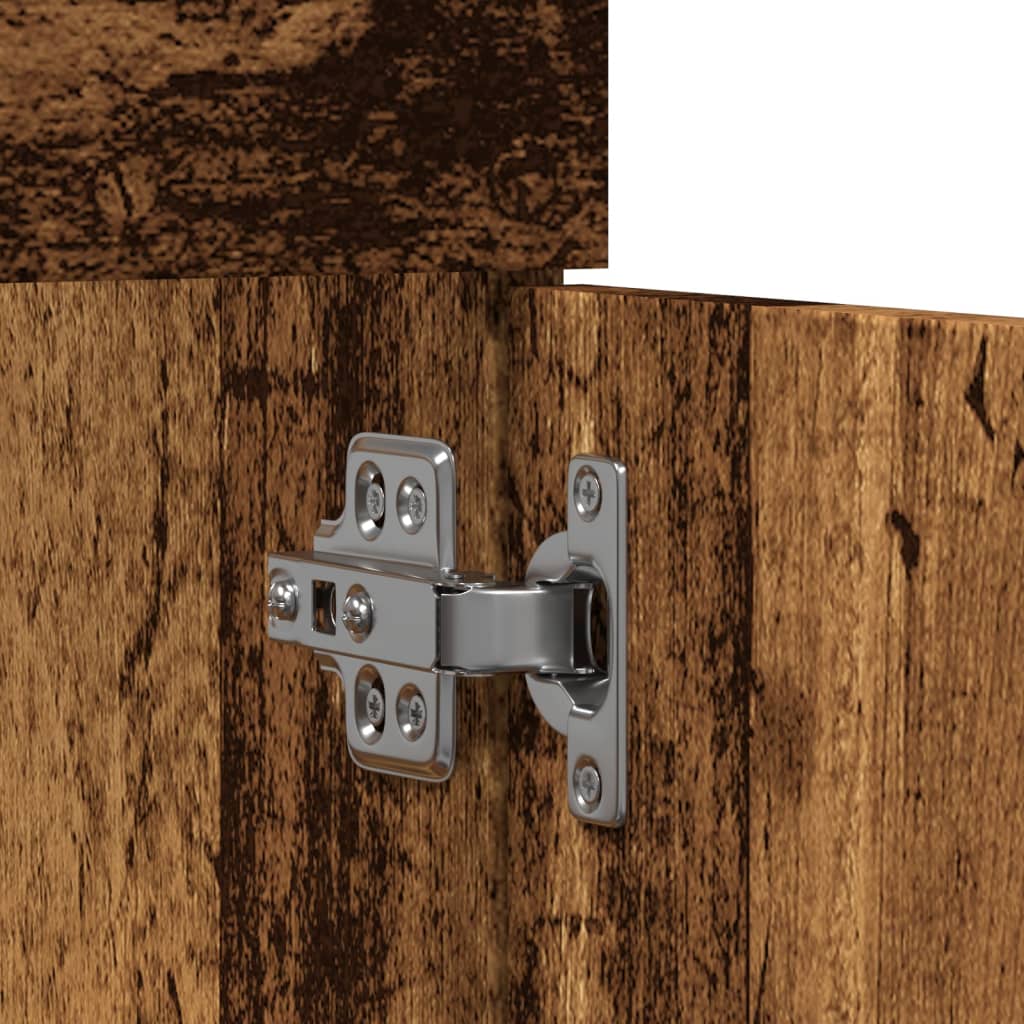 Mobile Lavabo Bagno Legno Antico 90x38,5x46 cm Multistrato | homemem39