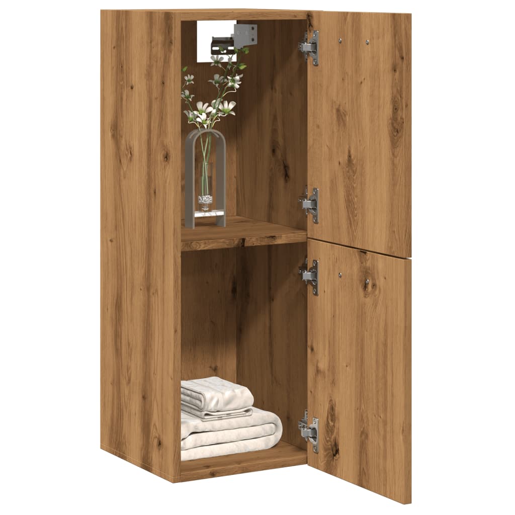 Mobile Pensile Bagno Rovere Artigianale 30x30x80cm Truciolato | homemem39