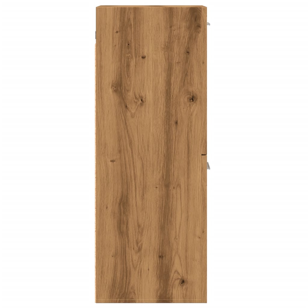 Mobile Pensile Bagno Rovere Artigianale 30x30x80cm Truciolato | homemem39