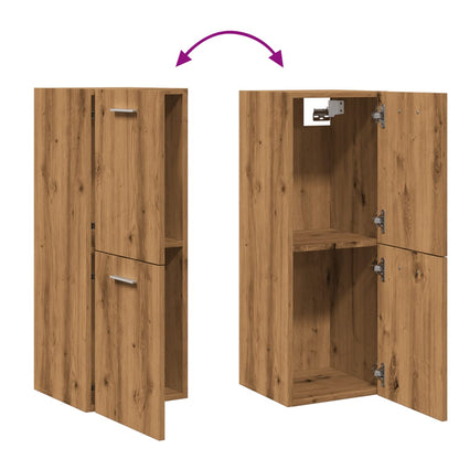 Mobile Pensile Bagno Rovere Artigianale 30x30x80cm Truciolato | homemem39