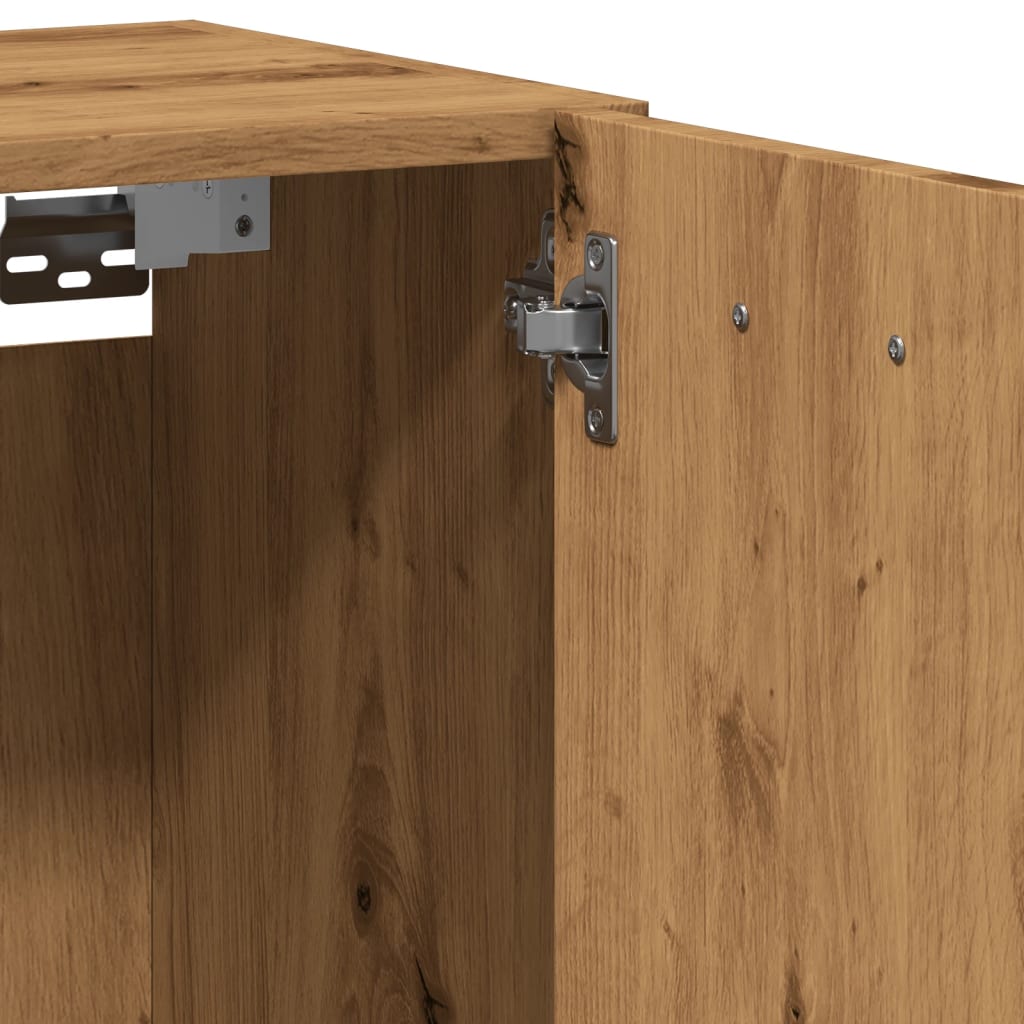 Mobile Pensile Bagno Rovere Artigianale 30x30x80cm Truciolato | homemem39