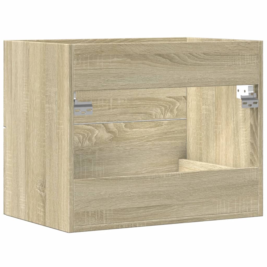 Mobile Lavabo Rovere Sonoma 60x38,5x48 cm in Legno Multistrato