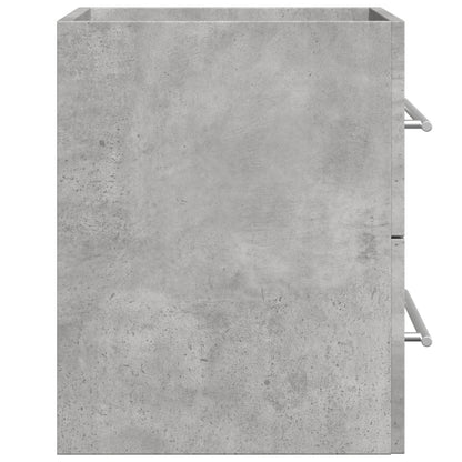 Mobile Lavabo Grigio Cemento 60x38,5x48 cm in Legno Multistrato | homemem39