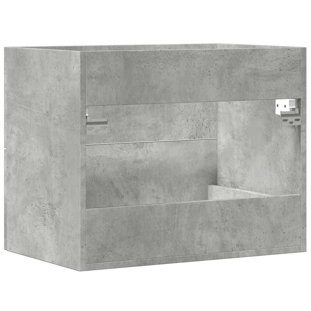 Mobile Lavabo Grigio Cemento 60x38,5x48 cm in Legno Multistrato | homemem39