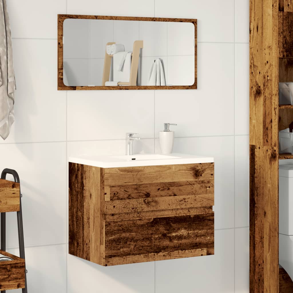 Mobile da Bagno Legno Antico 60x38,5x45 cm in Truciolato | homemem39