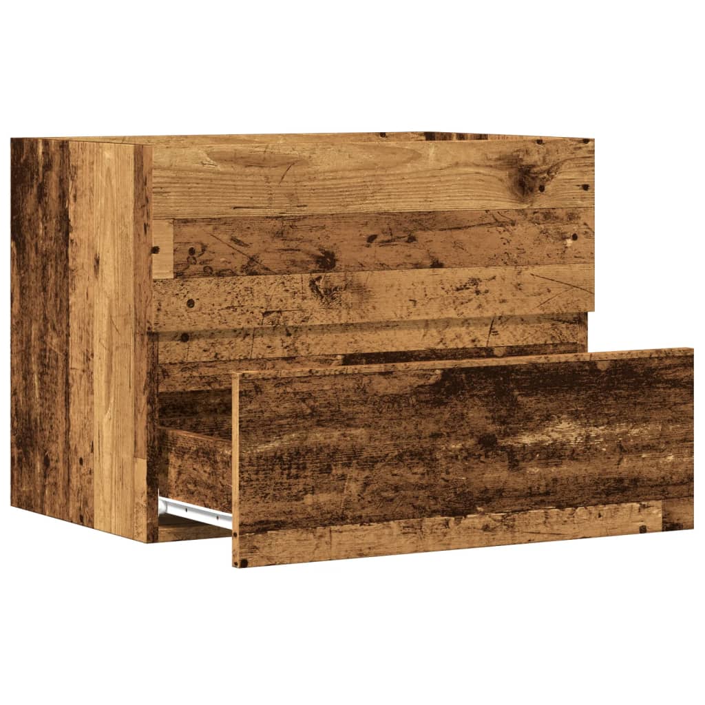 Mobile da Bagno Legno Antico 60x38,5x45 cm in Truciolato | homemem39