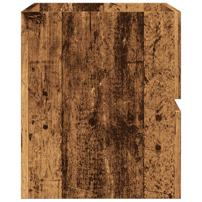Mobile Pensile da Bagno Legno Antico 80x38,5x45cm in Truciolato | homemem39