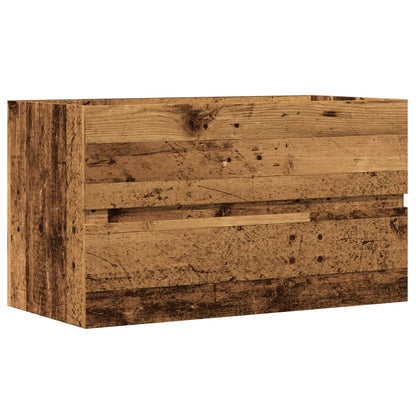 Mobile Lavabo Legno Antico 90x38,5x45 cm in Truciolato | homemem39
