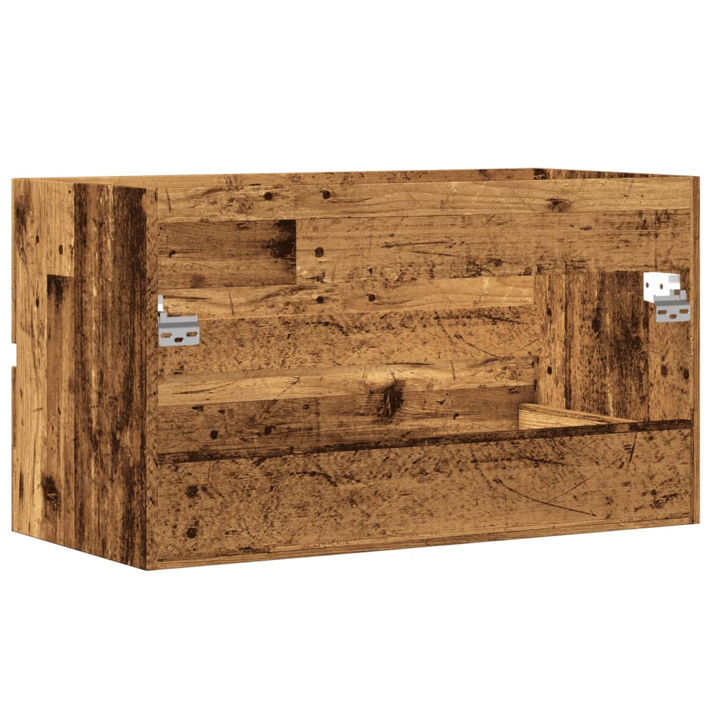 Mobile Lavabo Legno Antico 90x38,5x45 cm in Truciolato | homemem39