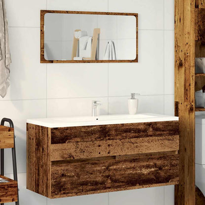 Mobile Lavabo Legno Antico 100x38,5x45 cm in Legno Multistrato | homemem39