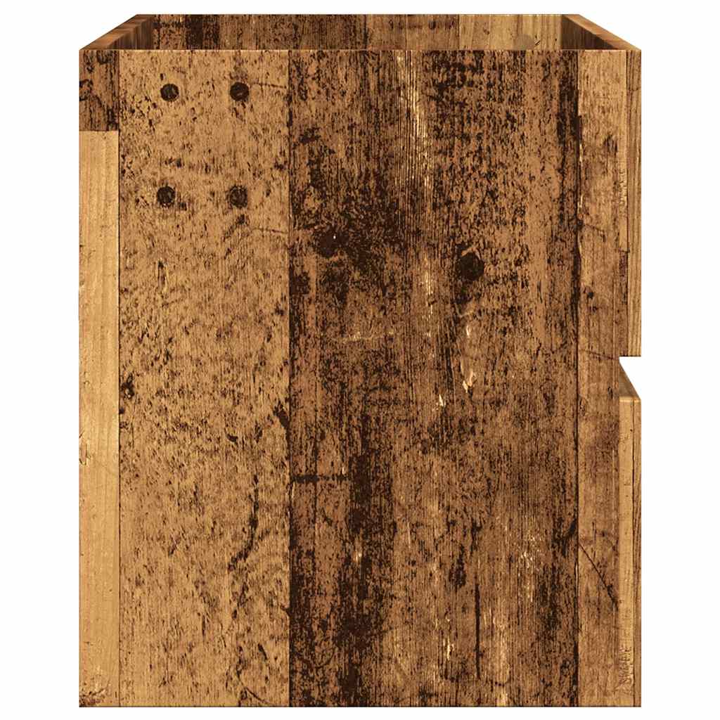 Mobile Lavabo Legno Antico 100x38,5x45 cm in Legno Multistrato | homemem39