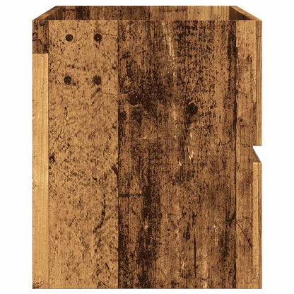 Mobile Lavabo Legno Antico 100x38,5x45 cm in Legno Multistrato