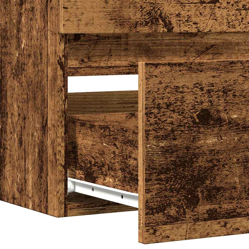Mobile Lavabo Legno Antico 100x38,5x45 cm in Legno Multistrato | homemem39