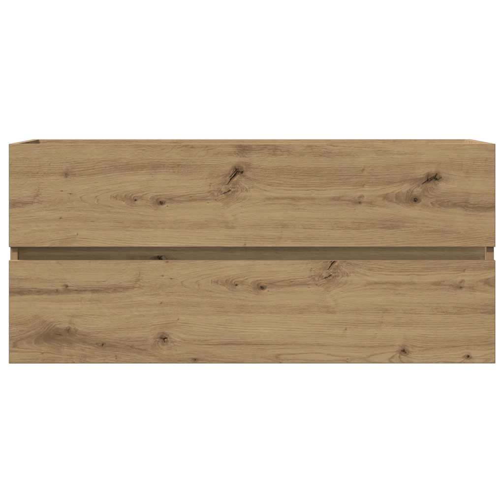 Mobile Lavabo Rovere Artigianale 100x38,5x45 cm Multistrato