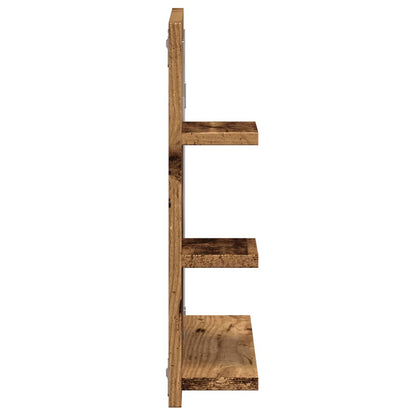Armadietto a Specchio da Bagno Legno Vecchio 60x10,5x45 cm | homemem39