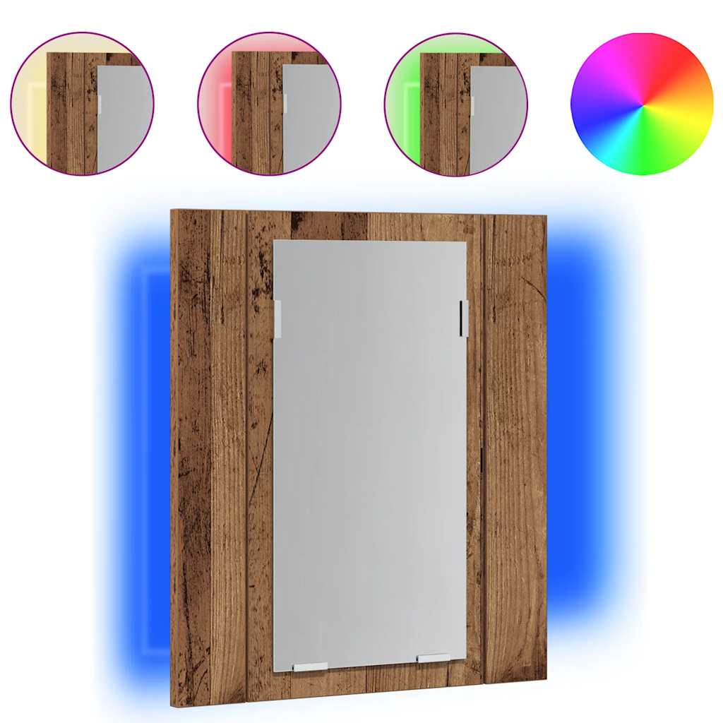 Mobile da Bagno Legno Antico 40x12x45cm in Legno Multistrato