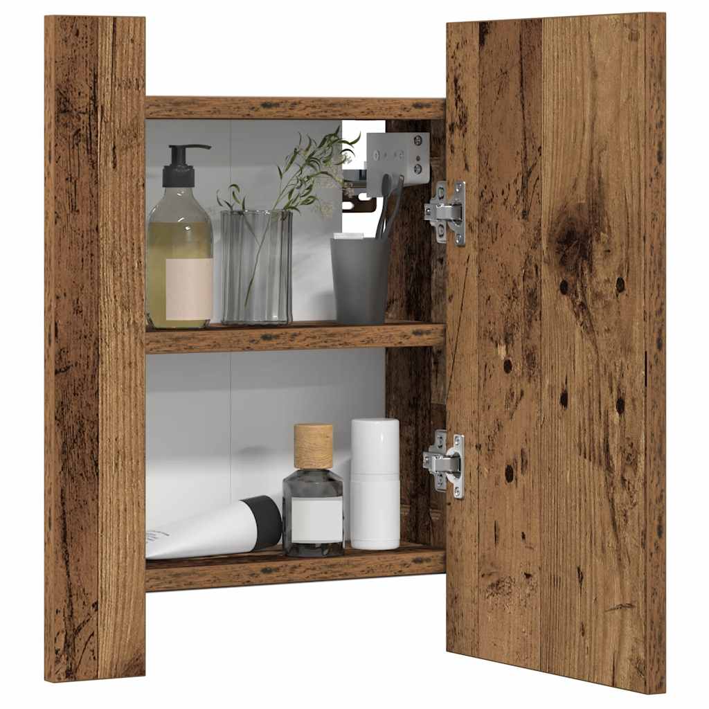 Mobile da Bagno Legno Antico 40x12x45cm in Legno Multistrato | homemem39