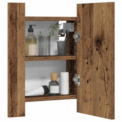 Mobile da Bagno Legno Antico 40x12x45cm in Legno Multistrato